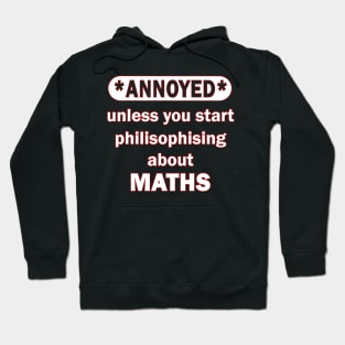 math math teacher saying algebra Hoodie